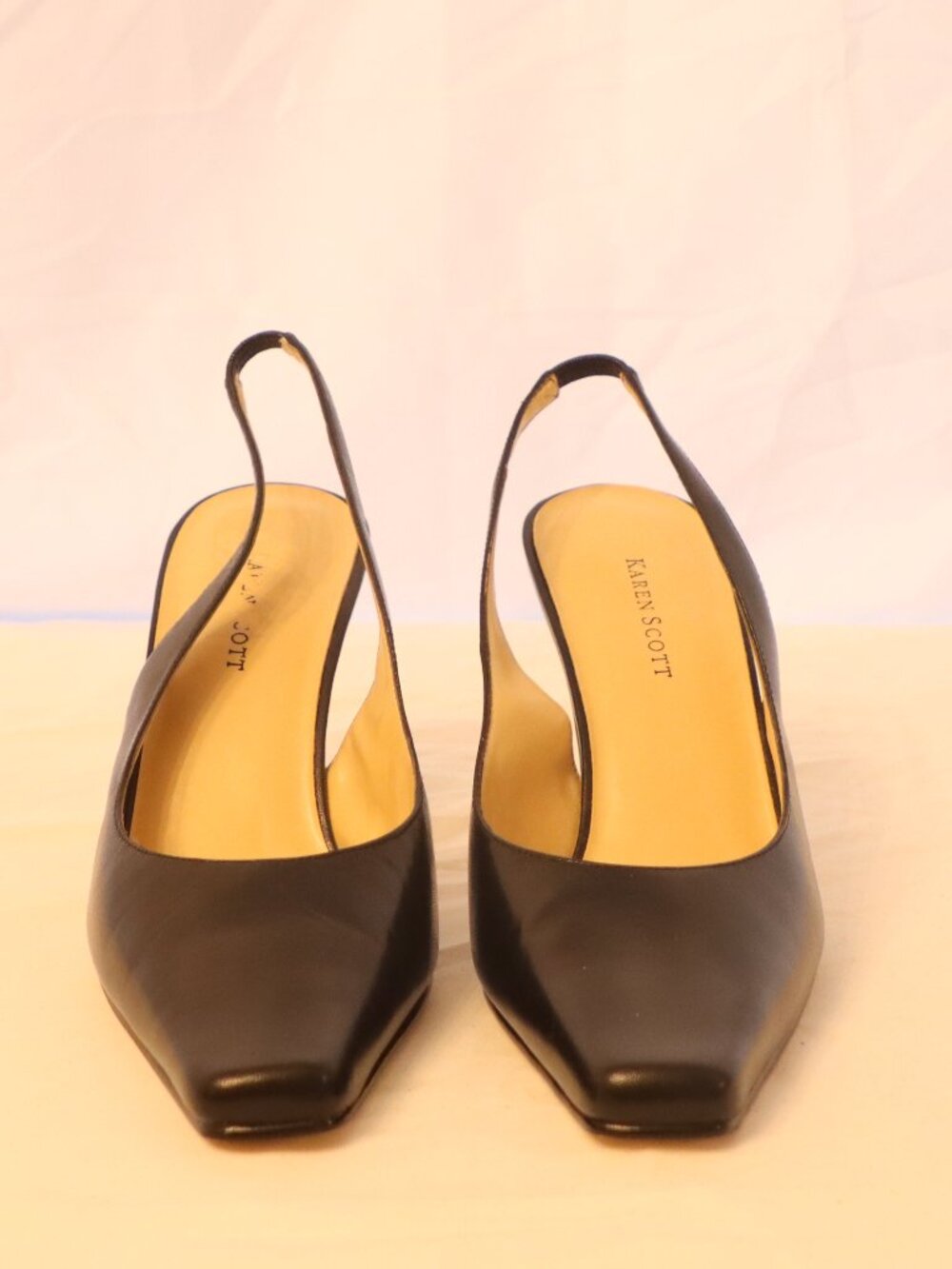 Karen Scott Size 9 Black Slingback Pumps - Picture 3 of 6